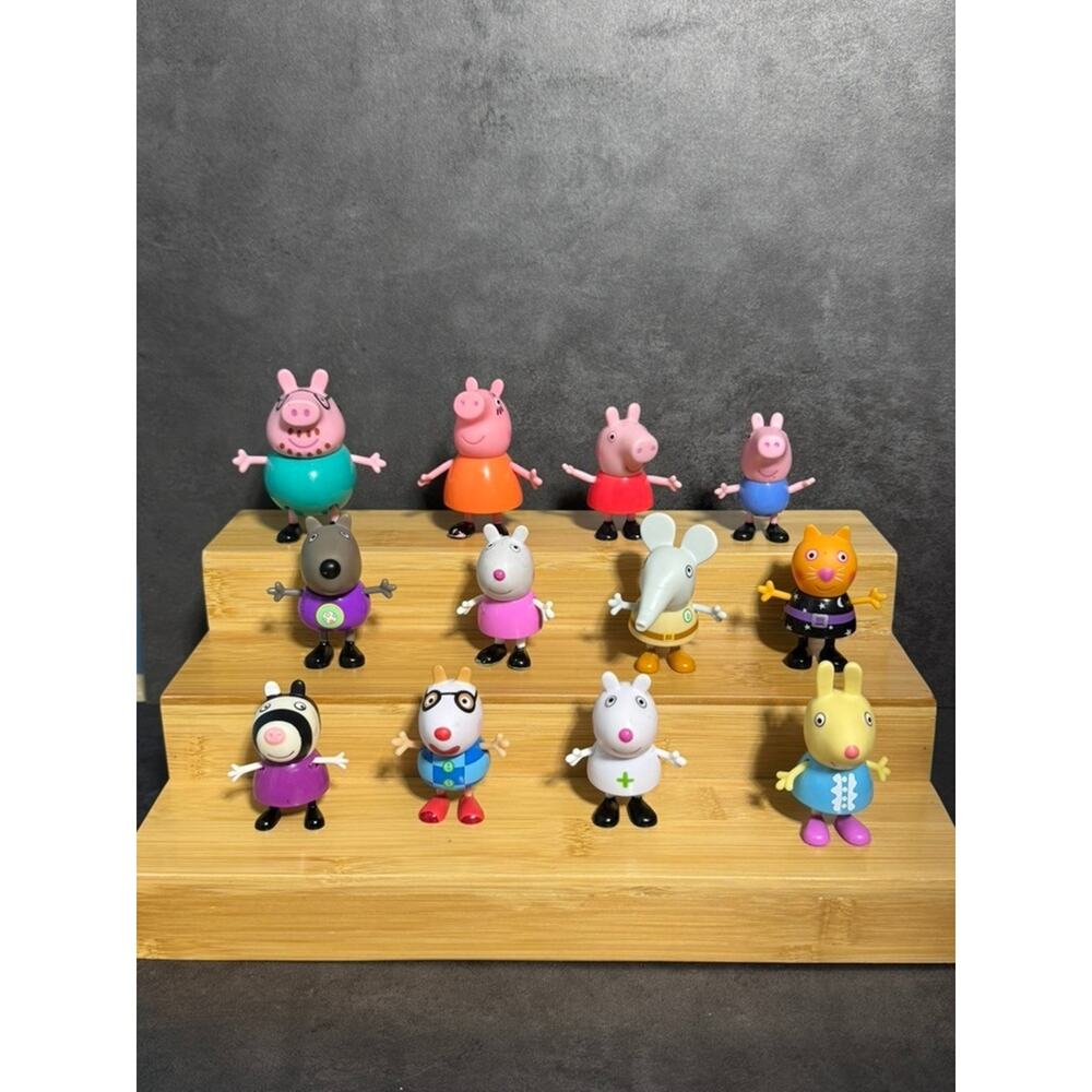 Peppa Pig & Friends Toy Figures Assorted Variety Lot of 12